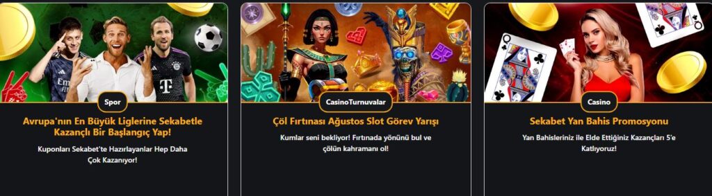 sekabet bonusları